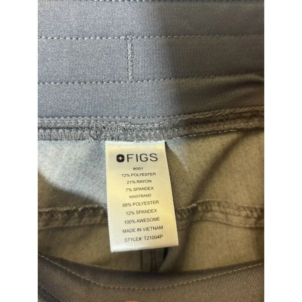 FIGS‎ Technical Collection  KADE Gray Cargo Scrub Pants Women's Size Large Y20